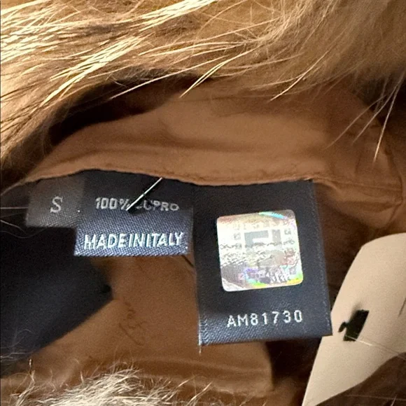 FENDI faux Fur Brown and Black Hat - apres ski snow hat - Picture 3 of 5